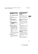 Preview for 41 page of Sony MHC-GN1300D Operating Instructions Manual