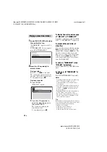 Preview for 42 page of Sony MHC-GN1300D Operating Instructions Manual