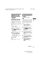 Preview for 43 page of Sony MHC-GN1300D Operating Instructions Manual