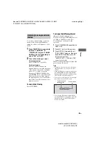 Preview for 53 page of Sony MHC-GN1300D Operating Instructions Manual