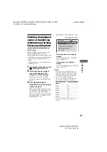 Preview for 69 page of Sony MHC-GN1300D Operating Instructions Manual