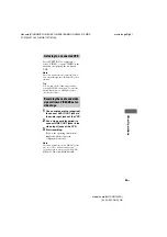 Preview for 85 page of Sony MHC-GN1300D Operating Instructions Manual