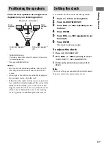 Preview for 11 page of Sony MHC-GN660 Operating Instructions Manual