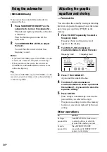 Preview for 24 page of Sony MHC-GN660 Operating Instructions Manual