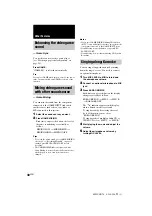 Preview for 30 page of Sony MHC-GN70V Operating Instructions Manual