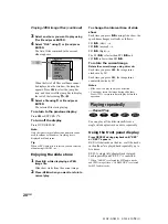 Preview for 20 page of Sony MHC-GN77D Operating Instructions Manual