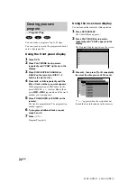 Предварительный просмотр 22 страницы Sony MHC-GN77D Operating Instructions Manual