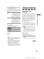 Preview for 29 page of Sony MHC-GN77D Operating Instructions Manual