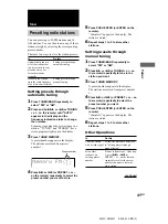 Предварительный просмотр 41 страницы Sony MHC-GN77D Operating Instructions Manual