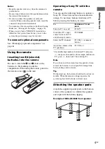 Предварительный просмотр 17 страницы Sony MHC-GN999D Operating Instructions Manual