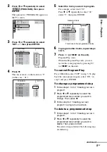 Preview for 27 page of Sony MHC-GN999D Operating Instructions Manual