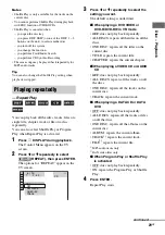 Preview for 29 page of Sony MHC-GN999D Operating Instructions Manual