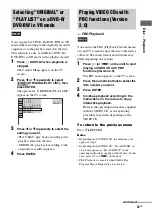 Предварительный просмотр 31 страницы Sony MHC-GN999D Operating Instructions Manual