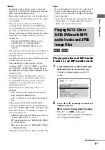 Preview for 33 page of Sony MHC-GN999D Operating Instructions Manual