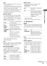 Preview for 55 page of Sony MHC-GN999D Operating Instructions Manual