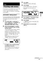 Preview for 57 page of Sony MHC-GN999D Operating Instructions Manual