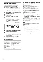 Preview for 58 page of Sony MHC-GN999D Operating Instructions Manual