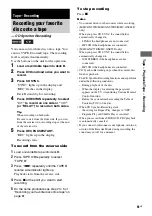 Preview for 61 page of Sony MHC-GN999D Operating Instructions Manual