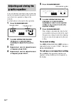 Preview for 64 page of Sony MHC-GN999D Operating Instructions Manual