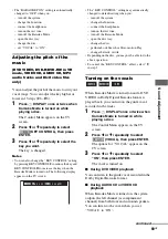 Preview for 69 page of Sony MHC-GN999D Operating Instructions Manual