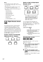 Preview for 70 page of Sony MHC-GN999D Operating Instructions Manual