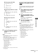 Preview for 71 page of Sony MHC-GN999D Operating Instructions Manual