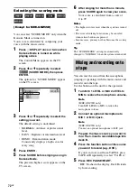 Preview for 72 page of Sony MHC-GN999D Operating Instructions Manual