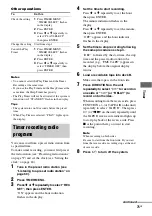 Preview for 75 page of Sony MHC-GN999D Operating Instructions Manual