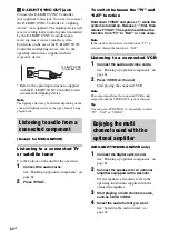 Preview for 84 page of Sony MHC-GN999D Operating Instructions Manual