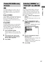 Preview for 23 page of Sony MHC-GNV111D Operating Instructions Manual