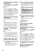 Preview for 28 page of Sony MHC-GNV111D Operating Instructions Manual