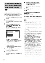 Preview for 30 page of Sony MHC-GNV111D Operating Instructions Manual