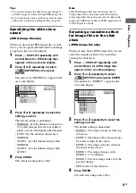 Предварительный просмотр 31 страницы Sony MHC-GNV111D Operating Instructions Manual