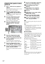 Предварительный просмотр 52 страницы Sony MHC-GNV111D Operating Instructions Manual