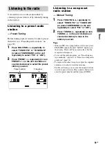 Preview for 61 page of Sony MHC-GNV111D Operating Instructions Manual