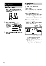 Preview for 62 page of Sony MHC-GNV111D Operating Instructions Manual