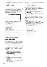 Preview for 72 page of Sony MHC-GNV111D Operating Instructions Manual