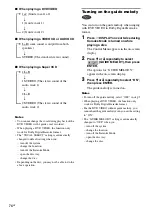 Preview for 74 page of Sony MHC-GNV111D Operating Instructions Manual