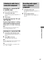 Preview for 87 page of Sony MHC-GNV111D Operating Instructions Manual