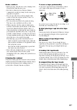 Preview for 97 page of Sony MHC-GNV111D Operating Instructions Manual