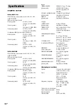 Preview for 98 page of Sony MHC-GNV111D Operating Instructions Manual