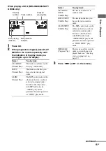 Предварительный просмотр 15 страницы Sony MHC-GNX100, MHC-GNX90, MHC-GNX Operating Instructions Manual