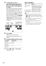 Предварительный просмотр 18 страницы Sony MHC-GNX100, MHC-GNX90, MHC-GNX Operating Instructions Manual