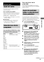 Предварительный просмотр 97 страницы Sony MHC-GNX600 Operating Instrction