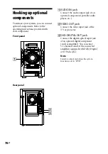 Preview for 76 page of Sony MHC-GNZ333D Operating Instructions Manual