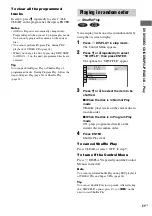 Preview for 21 page of Sony MHC-GNZ5D Operating Instructions Manual