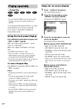 Preview for 22 page of Sony MHC-GNZ5D Operating Instructions Manual