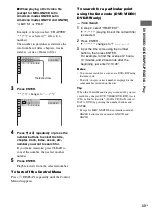 Preview for 33 page of Sony MHC-GNZ5D Operating Instructions Manual