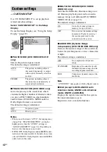 Preview for 42 page of Sony MHC-GNZ5D Operating Instructions Manual