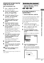 Предварительный просмотр 45 страницы Sony MHC-GNZ5D Operating Instructions Manual